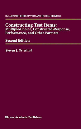 Fester Einband Constructing Test Items von Steven J. Osterlind