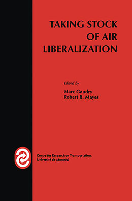 Livre Relié Taking Stock of Air Liberalization de 