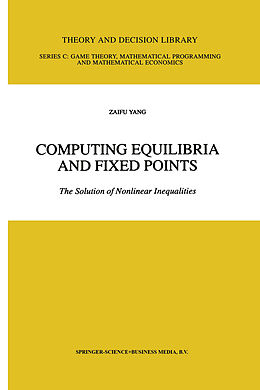 Fester Einband Computing Equilibria and Fixed Points von Zaifu Yang