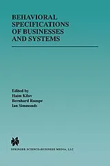 Fester Einband Behavioral Specifications of Businesses and Systems von 