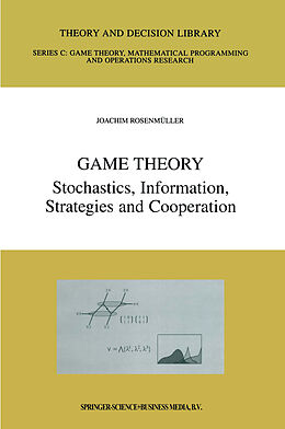 Fester Einband Game Theory von Joachim Rosenmüller