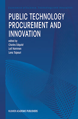Fester Einband Public Technology Procurement and Innovation von Leif Hommen, Lena Tsipouri, Charles Edquist