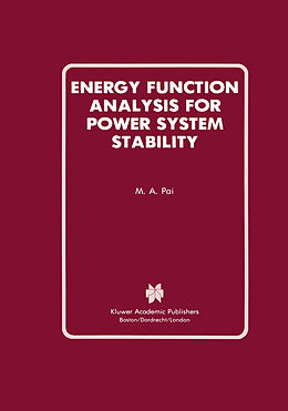 Livre Relié Energy Function Analysis for Power System Stability de M. A. Pai