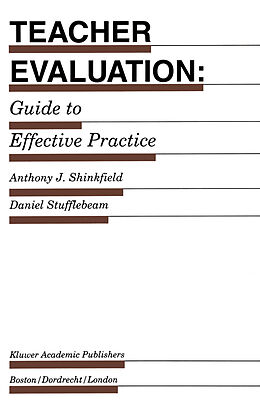 Kartonierter Einband Teacher Evaluation von D. L. Stufflebeam, Anthony J. Shinkfield