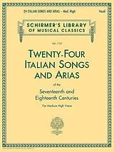  Notenblätter 24 Italian Songs and Arias of the 17th and 18th Centuries