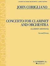 John Corigliano Notenblätter Concerto for Clarinet and Orchestra