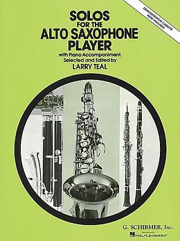  Notenblätter Solos for the alto saxophone player