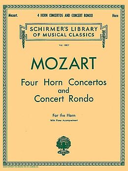 Wolfgang Amadeus Mozart Notenblätter 4 Horn Concertos and
