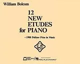 William Bolcom Notenblätter 12 new Etudes
