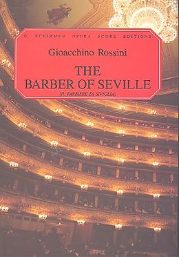 Gioacchino Rossini Notenblätter THE BARBER OF SEVILLE