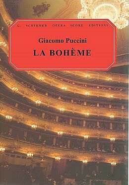Giacomo Puccini Notenblätter La Boheme Opera