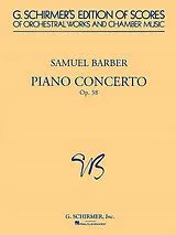 Samuel Barber Notenblätter Concerto op.38 for Piano and