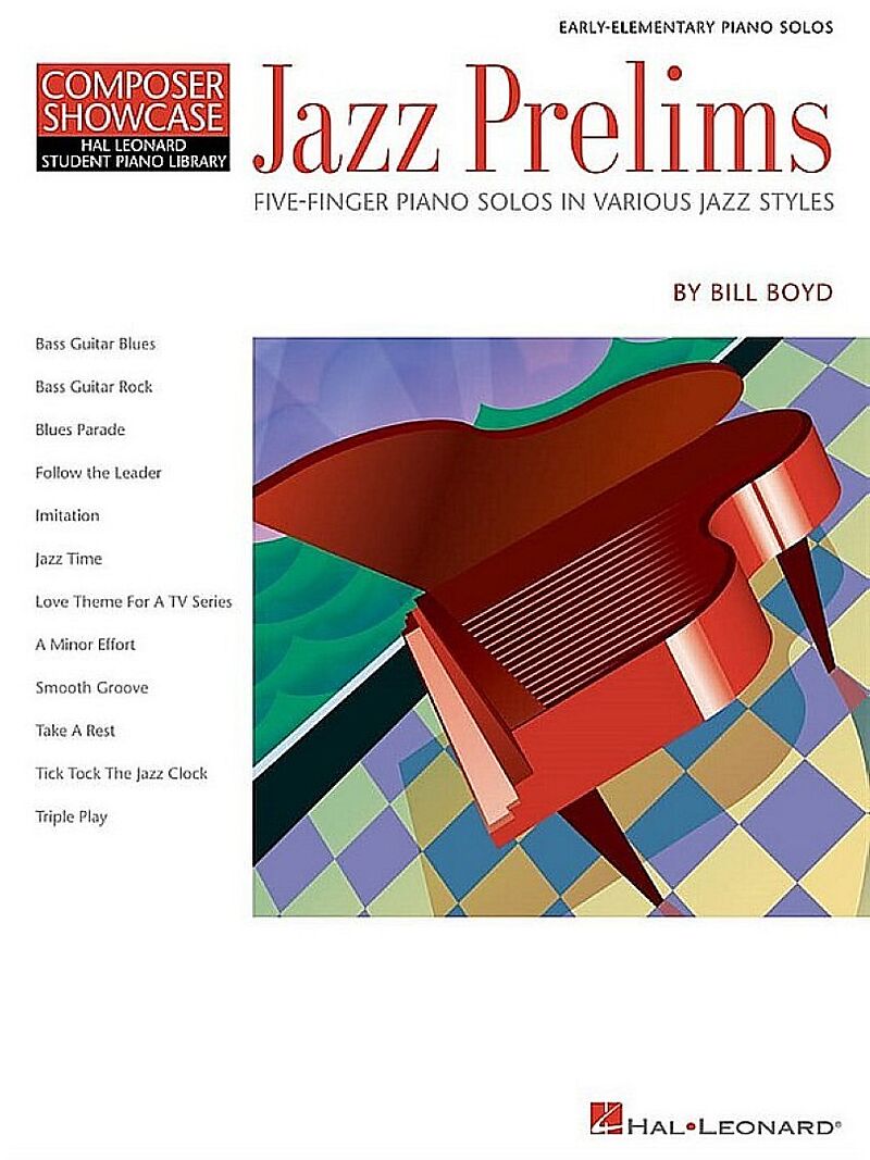 Jazz Prelims for 5-finger piano solos