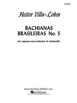 Heitor Villa-Lobos Notenblätter Bachianas brasileiras no.5 for