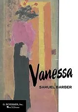 Samuel Barber Notenblätter Vanessa opera in 3 acts