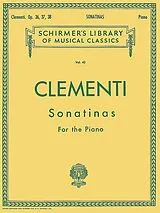 Muzio Clementi Notenblätter 12 Sonatinas op.36, op.37, op.38