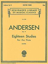 Carl Joachim Andersen Notenblätter 18 Studies op.41