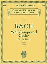 Johann Sebastian Bach Notenblätter Well-tempered Clavier vol.1