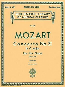 Wolfgang Amadeus Mozart Notenblätter Konzert C-Dur Nr.21KV467 für Klavier