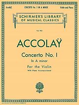 Jean Baptiste Accolay Notenblätter Concerto a minor no.1 for