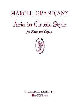 Marcel Grandjany Notenblätter Aria in classic Style