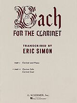 Johann Sebastian Bach Notenblätter Bach for the Clarinet vol.2