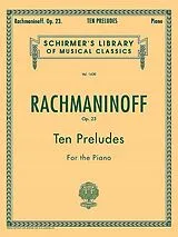 Sergei Rachmaninoff Notenblätter 10 Preludes op.23