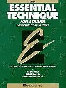 Couverture cartonnée Essential Technique for Strings (Original Series): Violin de Robert Gillespie, Pamela Tellejohn Hayes, Michael Allen