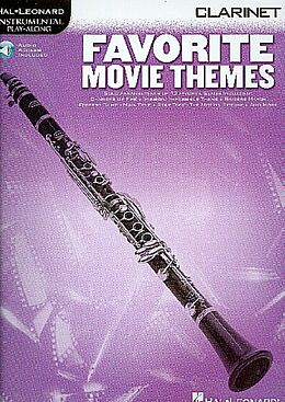 Kartonierter Einband Favorite Movie Themes: Clarinet Play-Along von Hal Leonard Publishing Corporation (CRT)