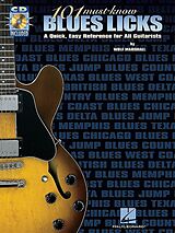 Kartonierter Einband 101 Must-know Blues Licks von Wolf Marshall