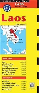 (Land)Karte Laos Travel Map 3rd Edition von 
