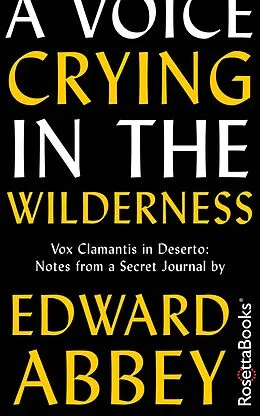 E-Book (epub) A Voice Crying in the Wilderness von Edward Abbey