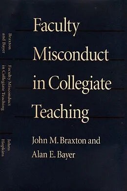 E-Book (epub) Faculty Misconduct in Collegiate Teaching von John M. Braxton