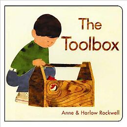 Reliure en carton indéchirable The Toolbox de Anne Rockwell, Harlow Rockwell