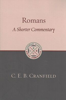Couverture cartonnée Romans de C E B Cranfield