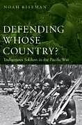 Livre Relié Defending Whose Country? de Noah Riseman