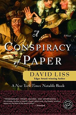 Broschiert A Conspiracy of Paper von David Liss