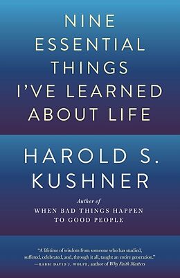 Poche format B Nine Essential Things I've Learned About Life de Harold S. Kushner