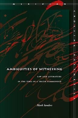 Fester Einband Ambiguities of Witnessing von Mark Sanders