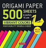 Blankobuch geb Origami Paper 500 sheets Vibrant Colors 6" (15 cm) von