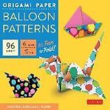  Origami Paper Balloon Patterns 96 Sheets 6" (15 cm) de 