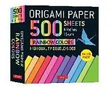 Blankobuch geb Origami Paper 500 sheets Rainbow Colors 6" (15 cm) von 