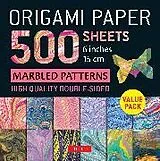 Blankobuch geb Origami Paper 500 sheets Marbled Patterns 6" (15 cm) von 