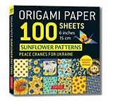  Origami Paper 100 Sheets Sunflower Patterns 6" (15 cm) de 