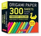  Origami Paper 300 sheets Vibrant Colors 4" (10 cm) de 