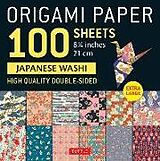 Blankobuch geb Origami Paper 100 sheets Japanese Washi 8 1/4" (21 cm) von 