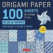 Blankobuch geb Origami Paper 100 sheets Blue & White 8 1/4" (21 cm) von 
