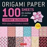  Origami Paper 100 sheets Cherry Blossoms 8 1/4" (21 cm) de 