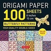  Origami Paper 100 Sheets Butterfly Patterns 6" (15 cm) de 