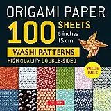 Blankobuch geb Origami Paper 100 sheets Washi Patterns 6" (15 cm) von 